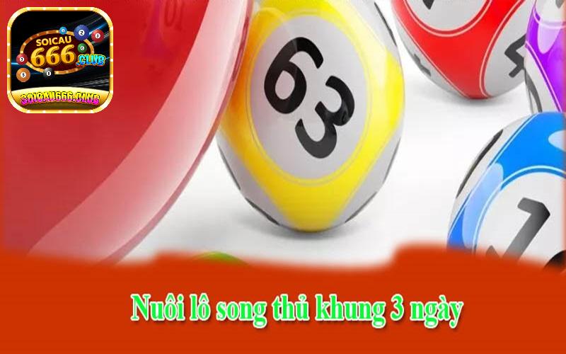 Hướng dẫn nuôi lô song thủ lô khung 3 ngày kiếm bộn tiền